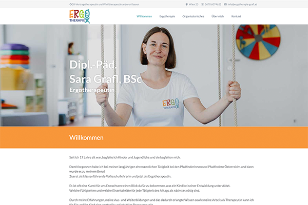 Website - Ergotherapie Grafl