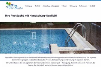 Website PoolSache - Patrich Schober